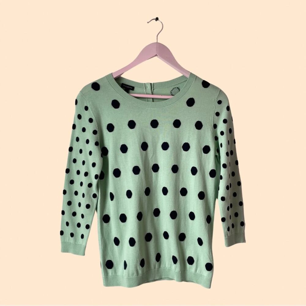 Talbots Polka Dot Sweater Size XS